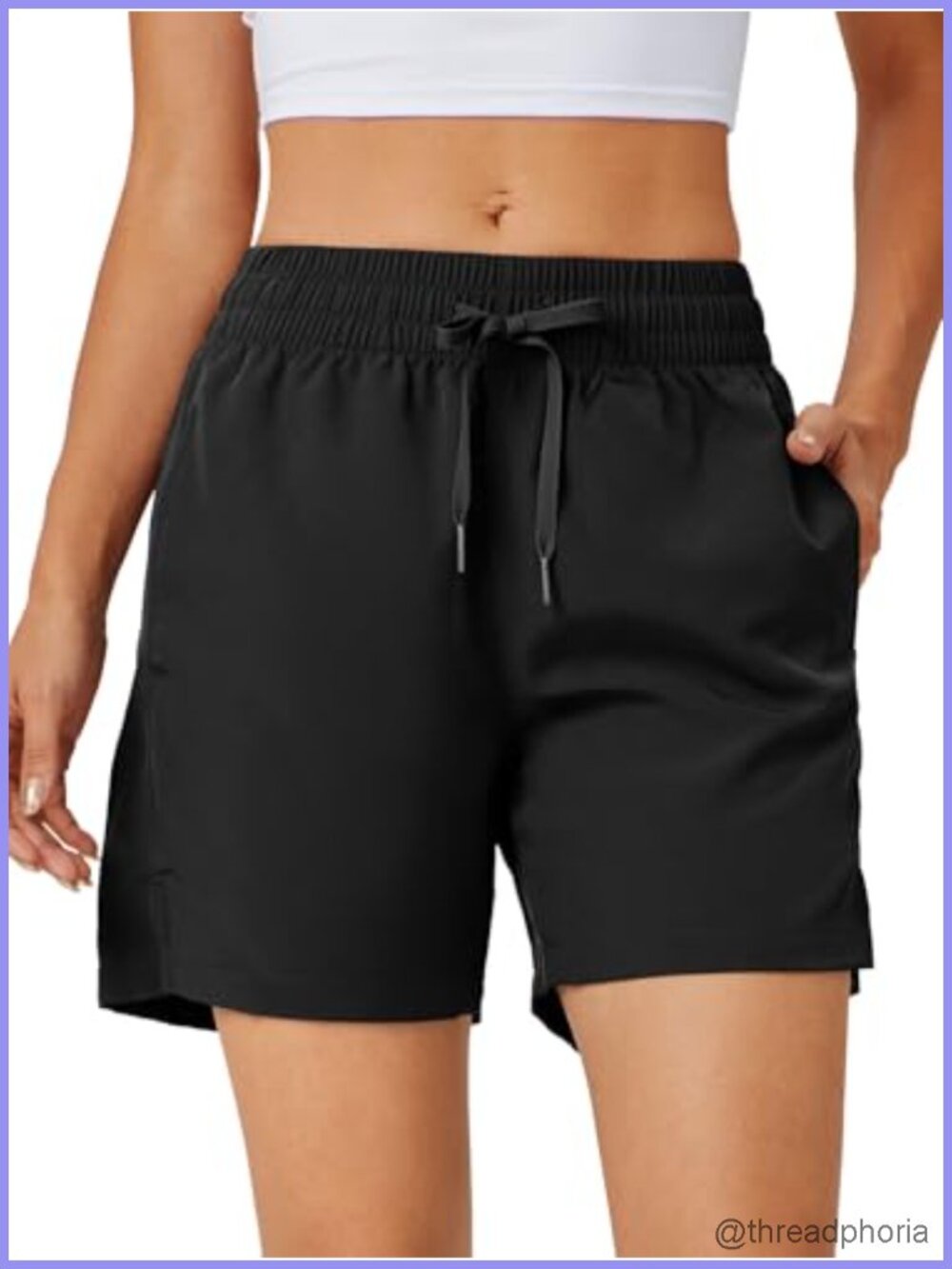 5" Quick Dry Athletic Shorts with Pockets for Women Running/Gym
